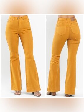 Judy Blue High Waist Marigold Flare Jeans Womens Size 13/31